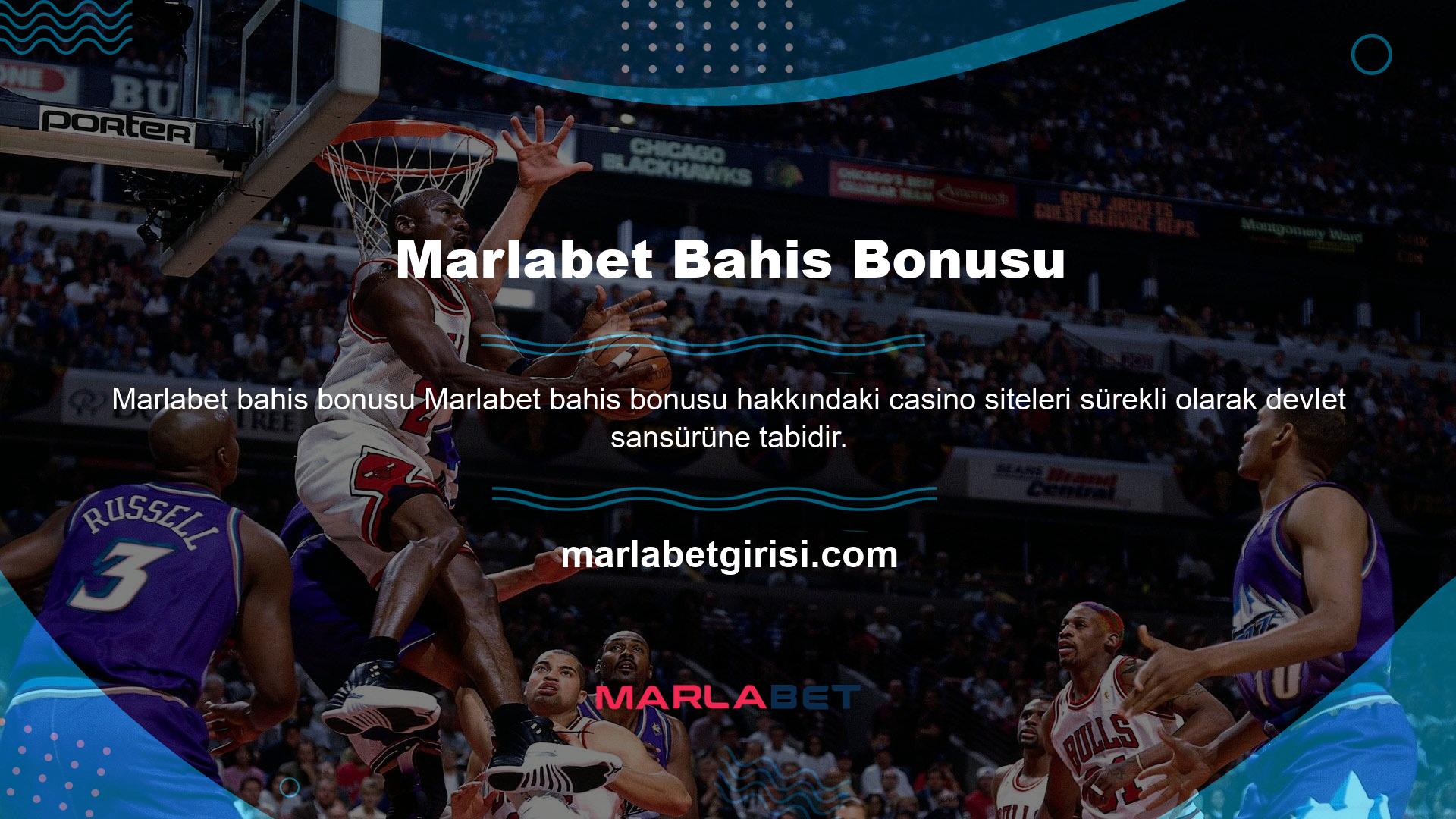Web sitesi bu kontrol nedeniyle düşerse, Marlabet bunu hemen yeni adresle düzeltecektir